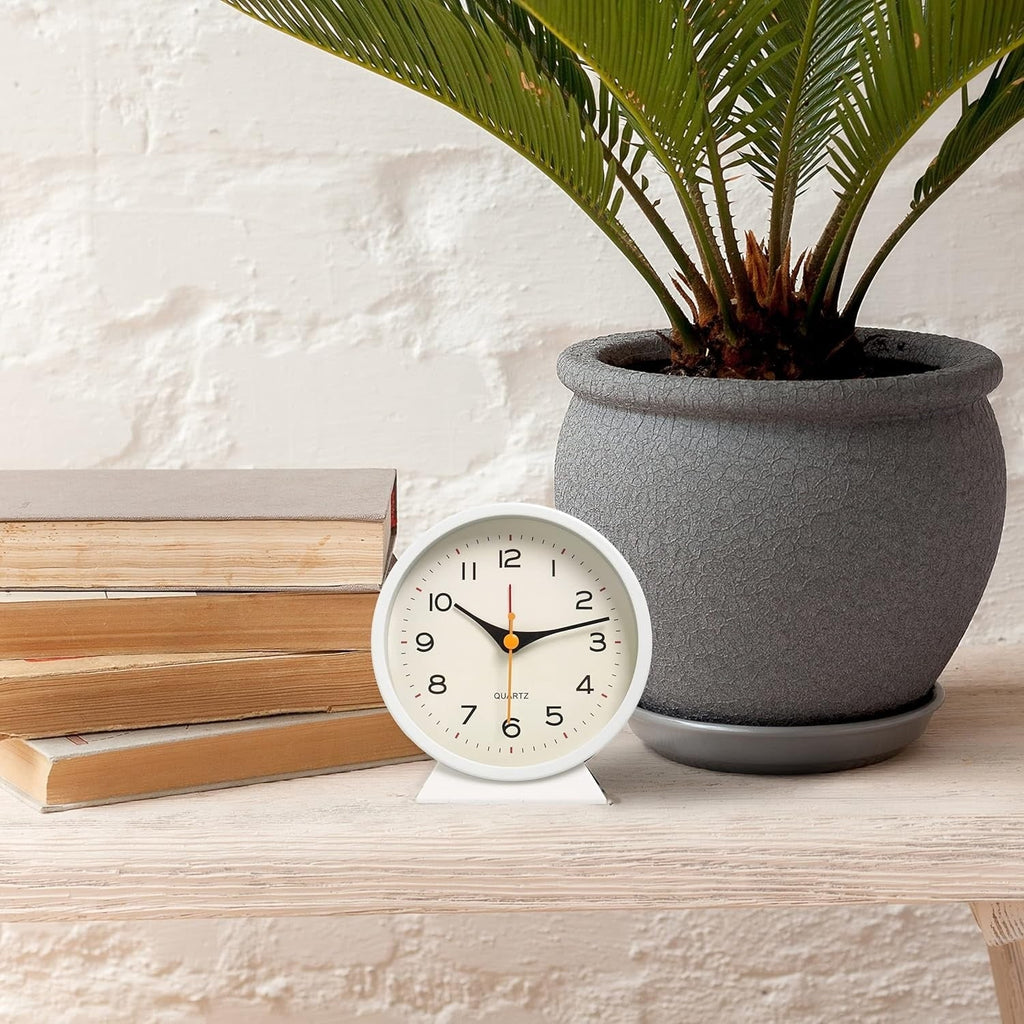 Retro Analog Alarm Clock with Silent Quartz Movement and Backlight - Image 13