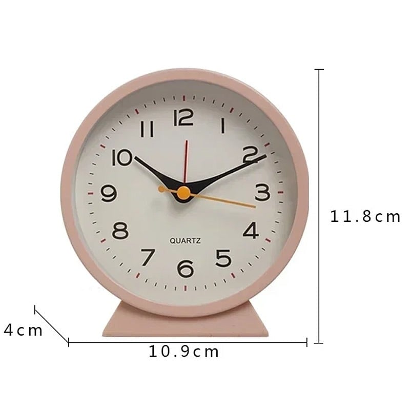 Retro Analog Alarm Clock with Silent Quartz Movement and Backlight - Image 17