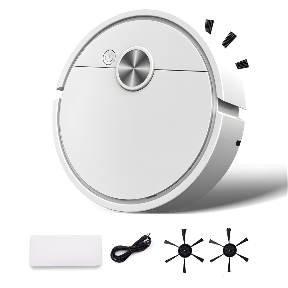 Robot Vacuum and Mop Cleaner with Smart Navigation and Dual Spinning Pads - Image 1