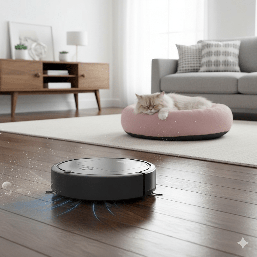 Robot Vacuum Cleaner Automatic Smart Floor Cleaning with Hepa Filtration and One-Button Control - Image 3