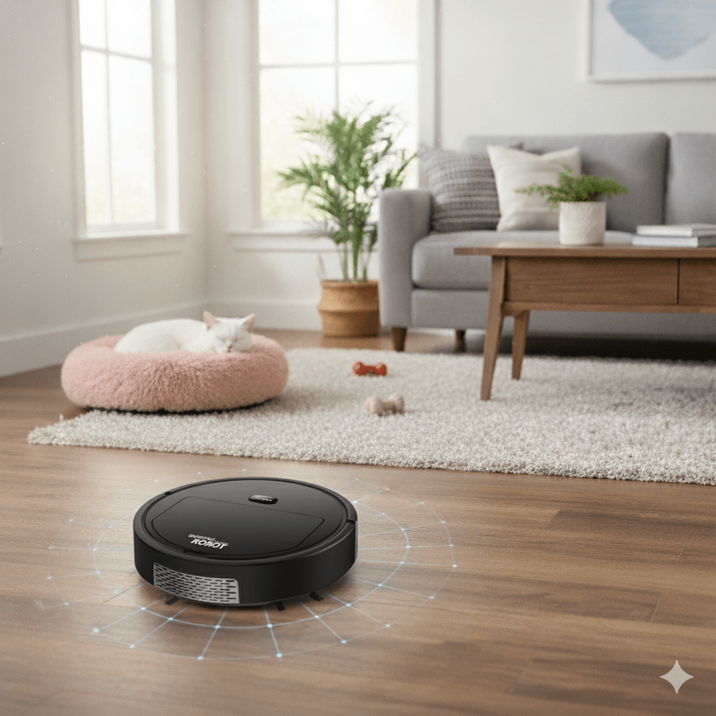Robot Vacuum Cleaner Automatic Smart Floor Cleaning with Hepa Filtration and One-Button Control - Image 7