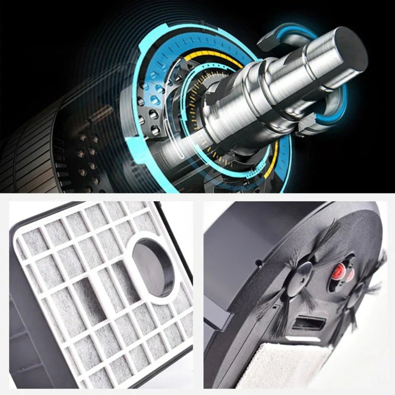 3-in-1 Cleaning Robot for Home Use – Automatic Vacuum and Mop Cleaner for Efficient Floor Cleaning