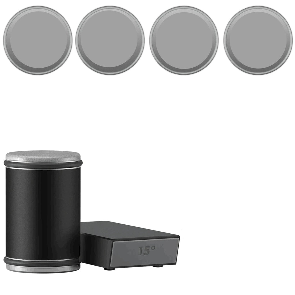Rolling Knife Sharpener with Manual Diamond-Coated Dual-Angle Magnetic Guide - Image 19