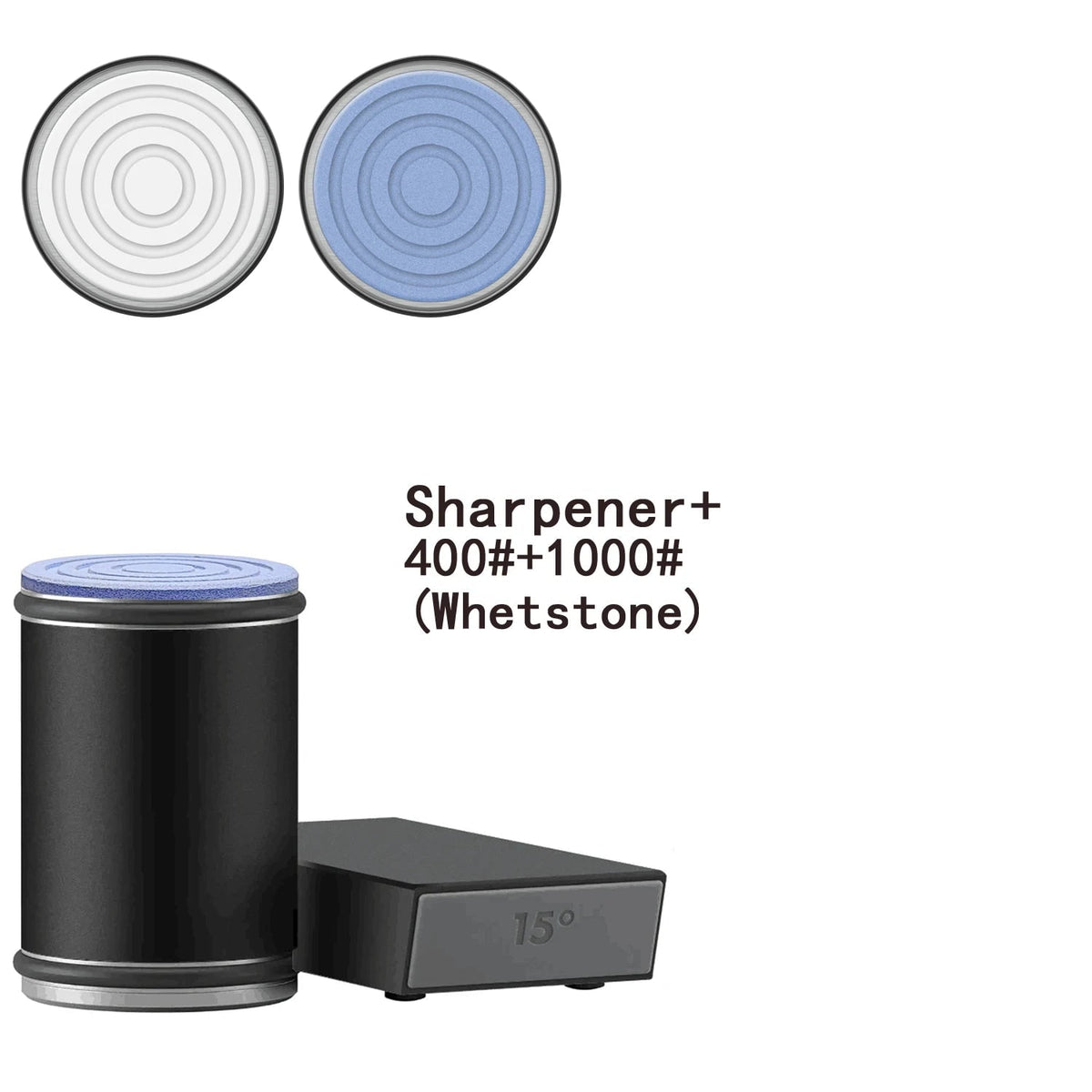 Rolling Knife Sharpener with Manual Diamond-Coated Dual-Angle Magnetic Guide - Image 52