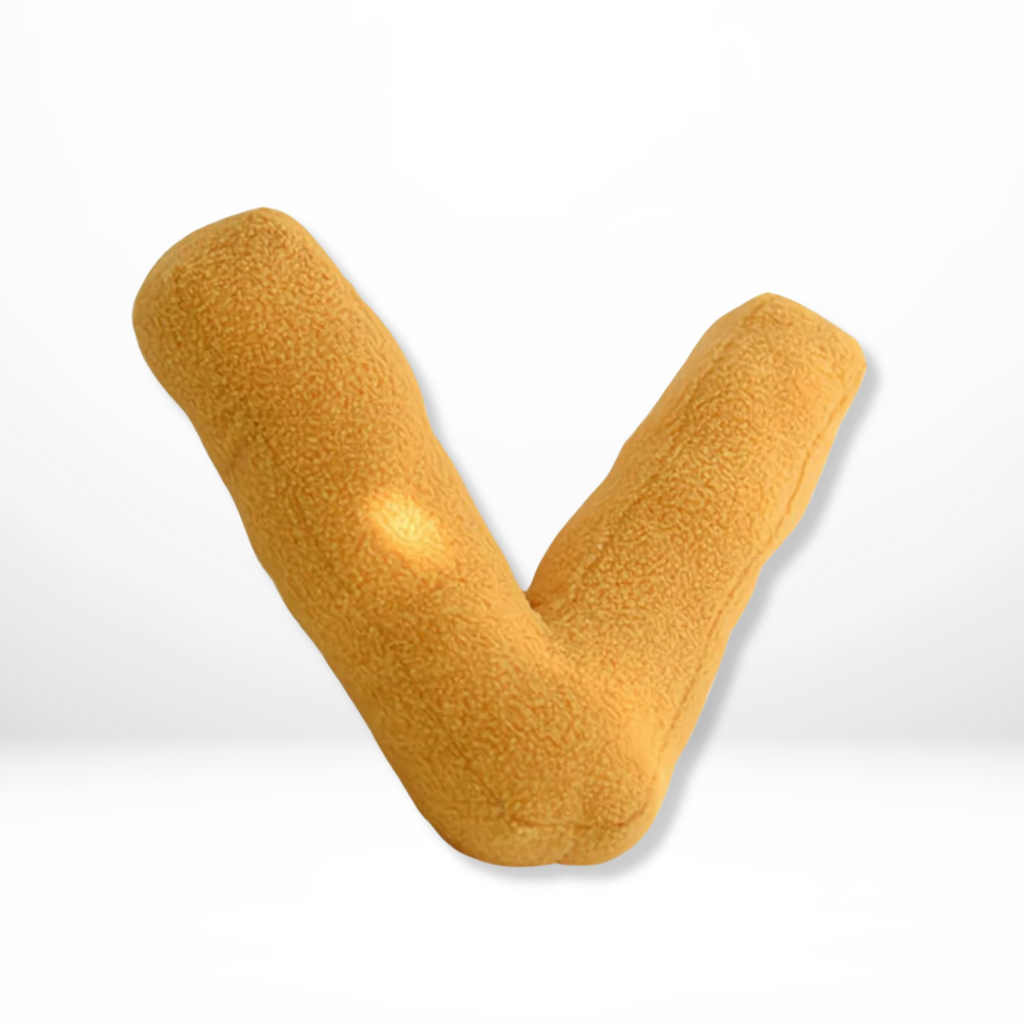 Rounded Edge Letter Pillow Alphabet Shaped Sherpa Plush Throw Decor For Bedroom - Image 23