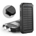 Water-Resistant Solar Power Bank – Portable Charging with Dual USB Output