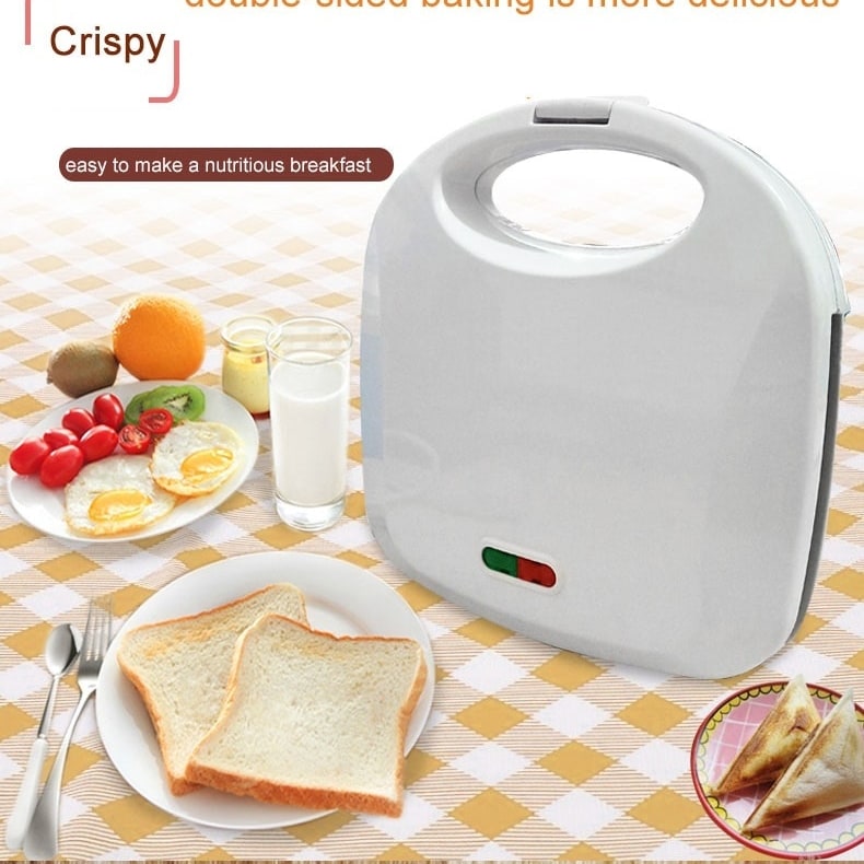 Sandwich Maker Panini Press Grill with Non-Stick Plates and Breakfast Machine for Grilled Cheese - Image 1