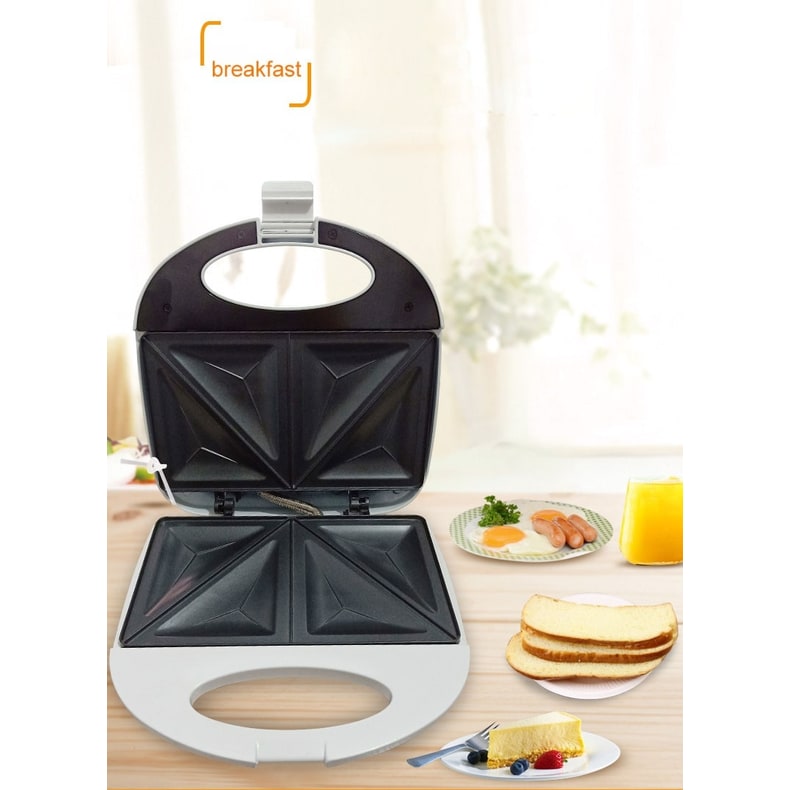 Sandwich Maker Panini Press Grill with Non-Stick Plates and Breakfast Machine for Grilled Cheese - Image 2