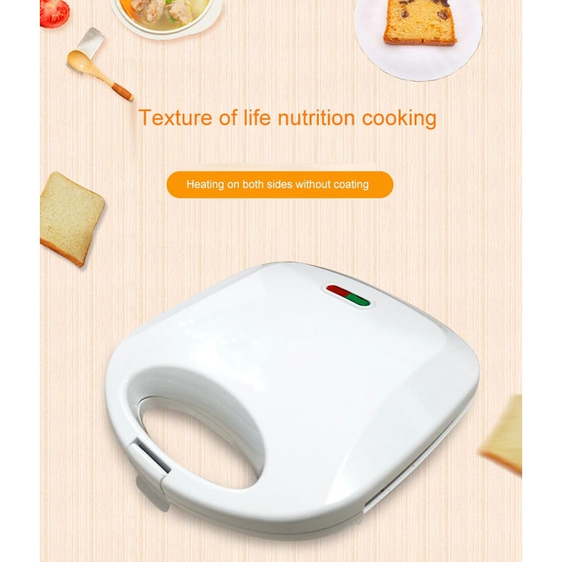 Sandwich Maker Panini Press Grill with Non-Stick Plates and Breakfast Machine for Grilled Cheese - Image 4