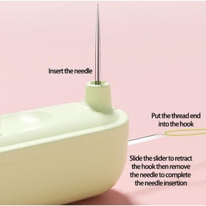 Seam Ripper and Stitch Sewing Tool with Retractable Metal Tip - Image 3