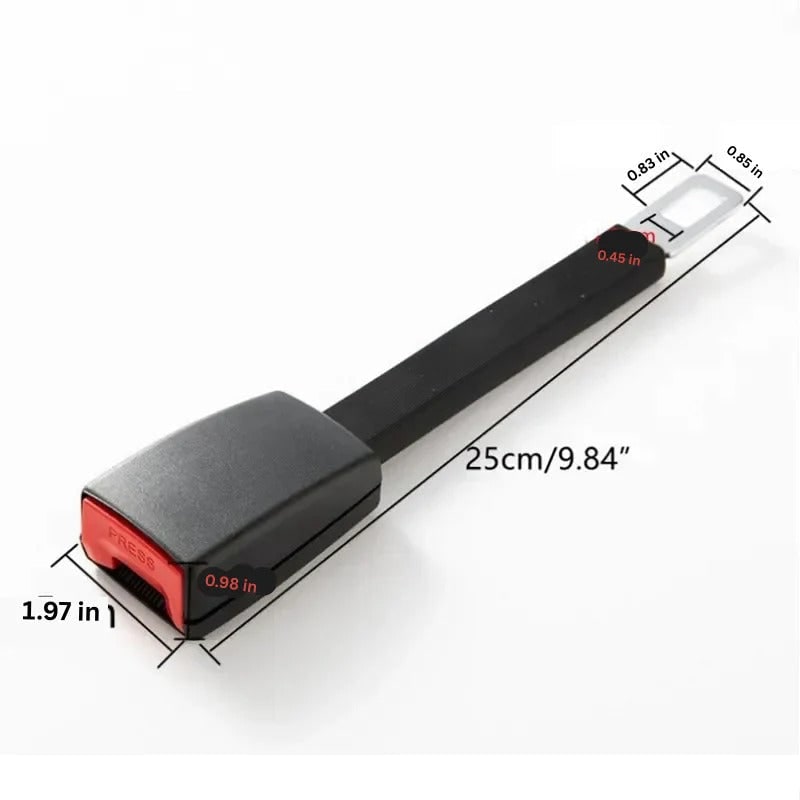 Seat Belt Extender with 11-Inch Rigid Stem and Upright Buckle Reach - Image 7