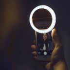 Portable Selfie Ring Light for Photography and Video – Clip-On LED Lighting for Content Creation, Selfies and Video Calls
