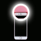Portable Selfie Ring Light for Photography and Video – Clip-On LED Lighting for Content Creation, Selfies and Video Calls