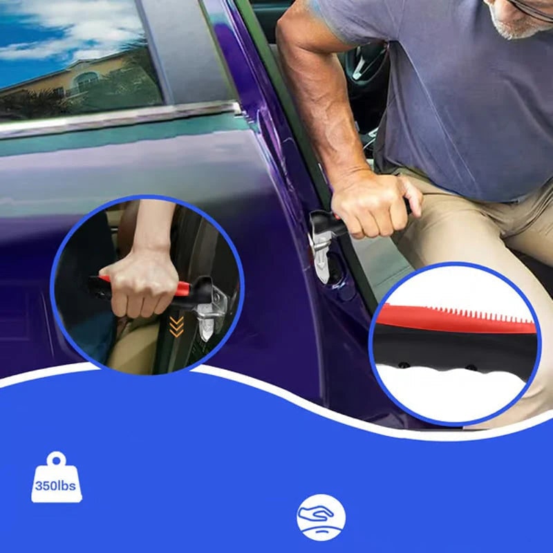 Seniors Car Assist Handle with Window Breaker and Seatbelt Cutter - Image 3