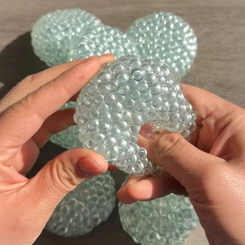 Sensory Stress Ball with Squishy Gel Bead Textured Design for Anxiety Relief - Image 4