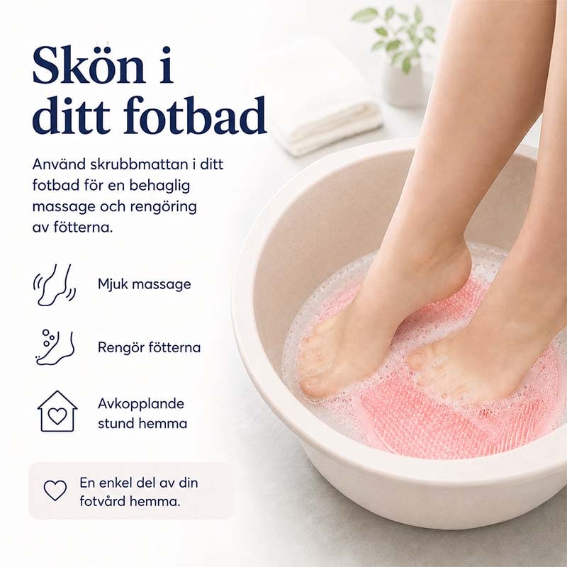 Shower Foot Scrubber Non Slip Mat with Silicone Bristles and Suction Cups - Image 5