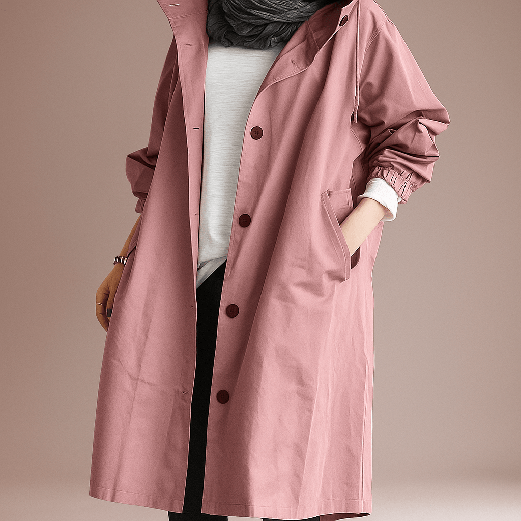 Siena - Chic Trench Coat - Classic Elegance - Ideal Fit