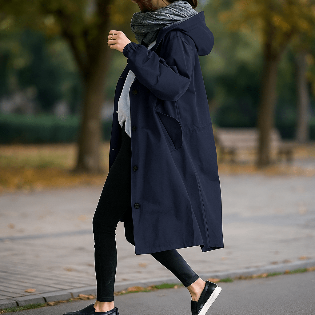 Siena - Chic Trench Coat - Classic Elegance - Ideal Fit