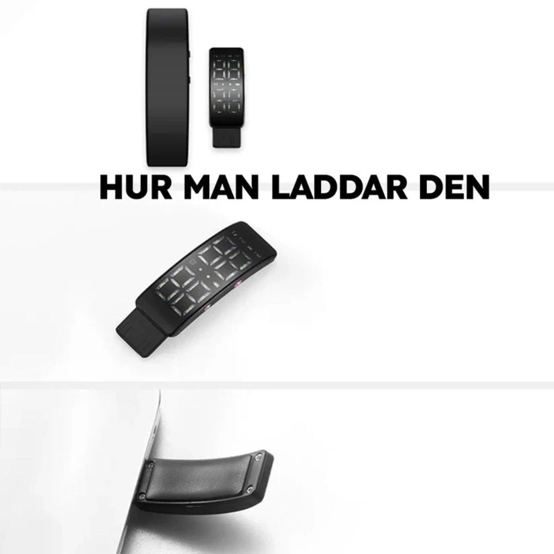 Silent Vibrating Alarm Clock Wristband with USB Charging and Adjustable Silicone Strap - Image 3