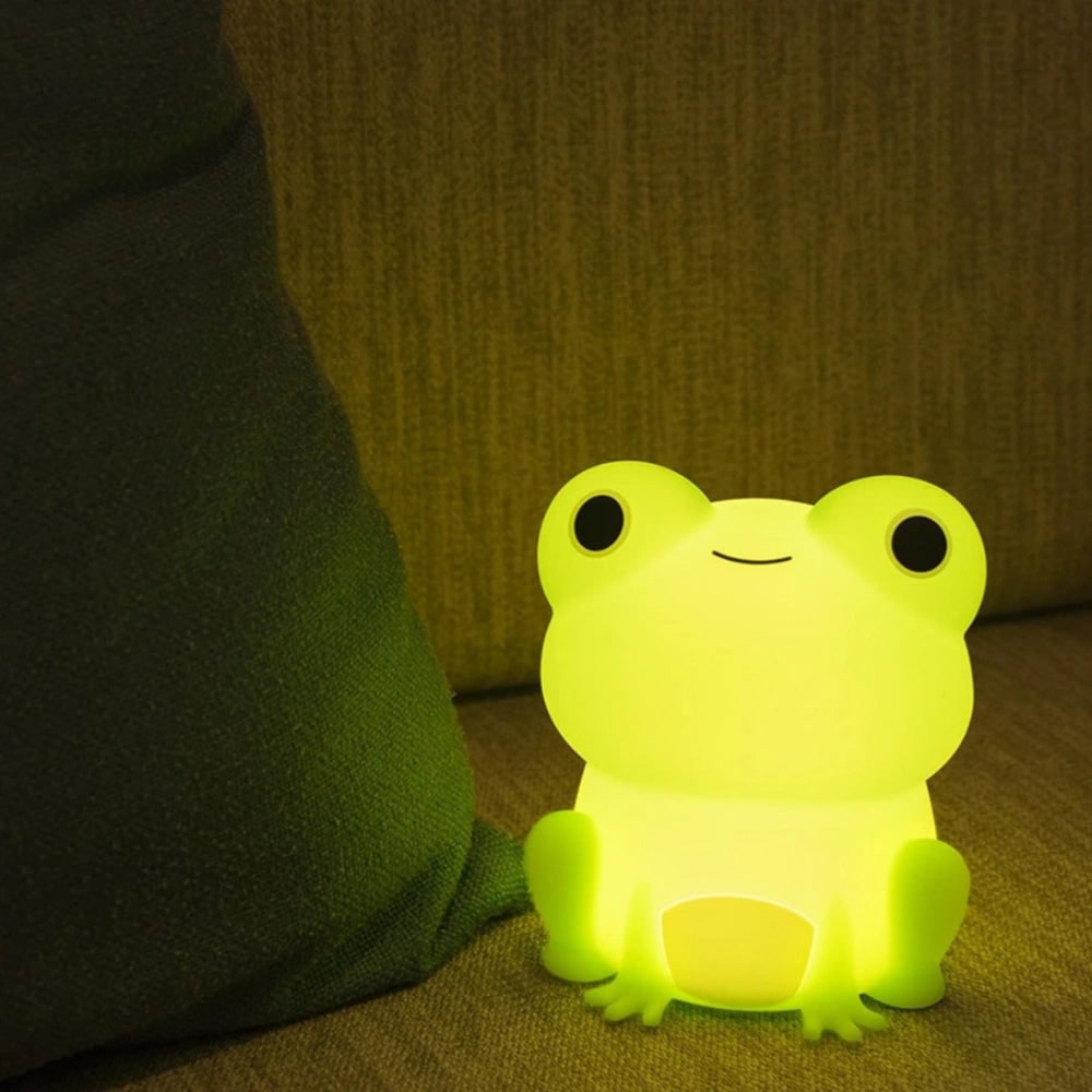 Silicone Duck Night Light Portable Animal Squeezable Warm White LED Rechargeable - Image 10