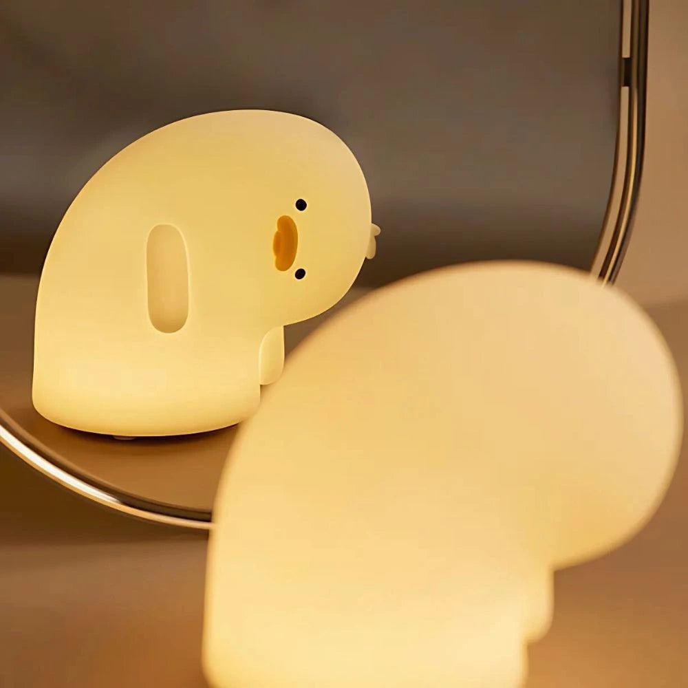 Silicone Duck Night Light Portable Animal Squeezable Warm White LED Rechargeable - Image 15