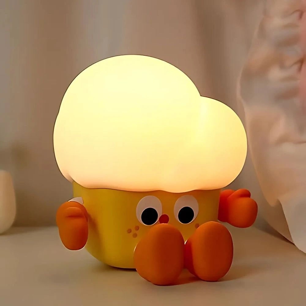 Silicone Duck Night Light Portable Animal Squeezable Warm White LED Rechargeable - Image 17