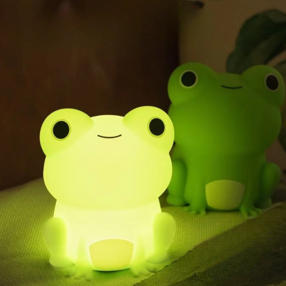 Silicone Duck Night Light Portable Animal Squeezable Warm White LED Rechargeable - Image 28