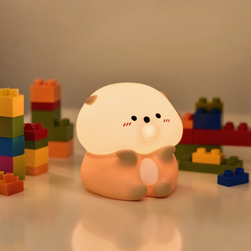 Silicone Duck Night Light Portable Animal Squeezable Warm White LED Rechargeable - Image 32