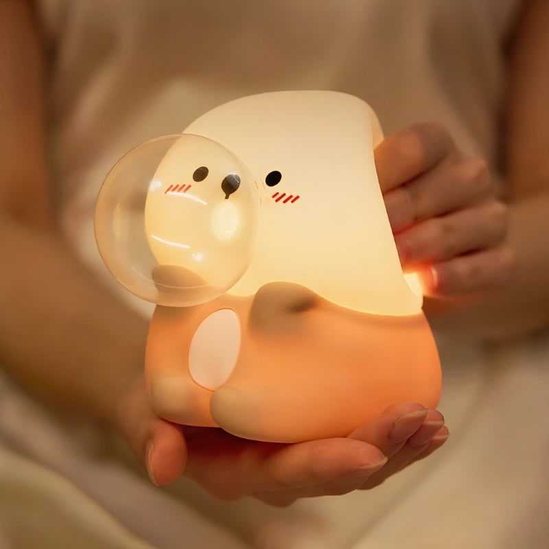 Silicone Duck Night Light Portable Animal Squeezable Warm White LED Rechargeable - Image 33