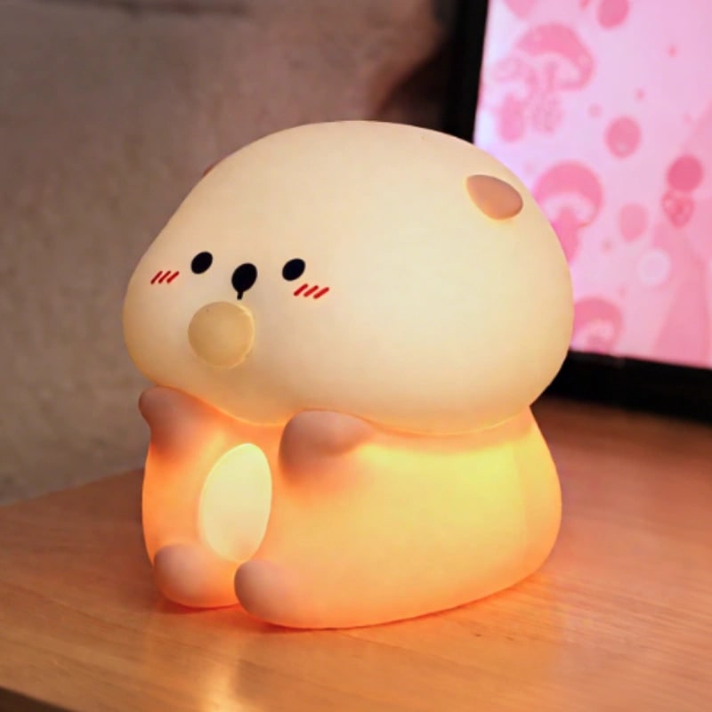 Silicone Duck Night Light Portable Animal Squeezable Warm White LED Rechargeable - Image 34