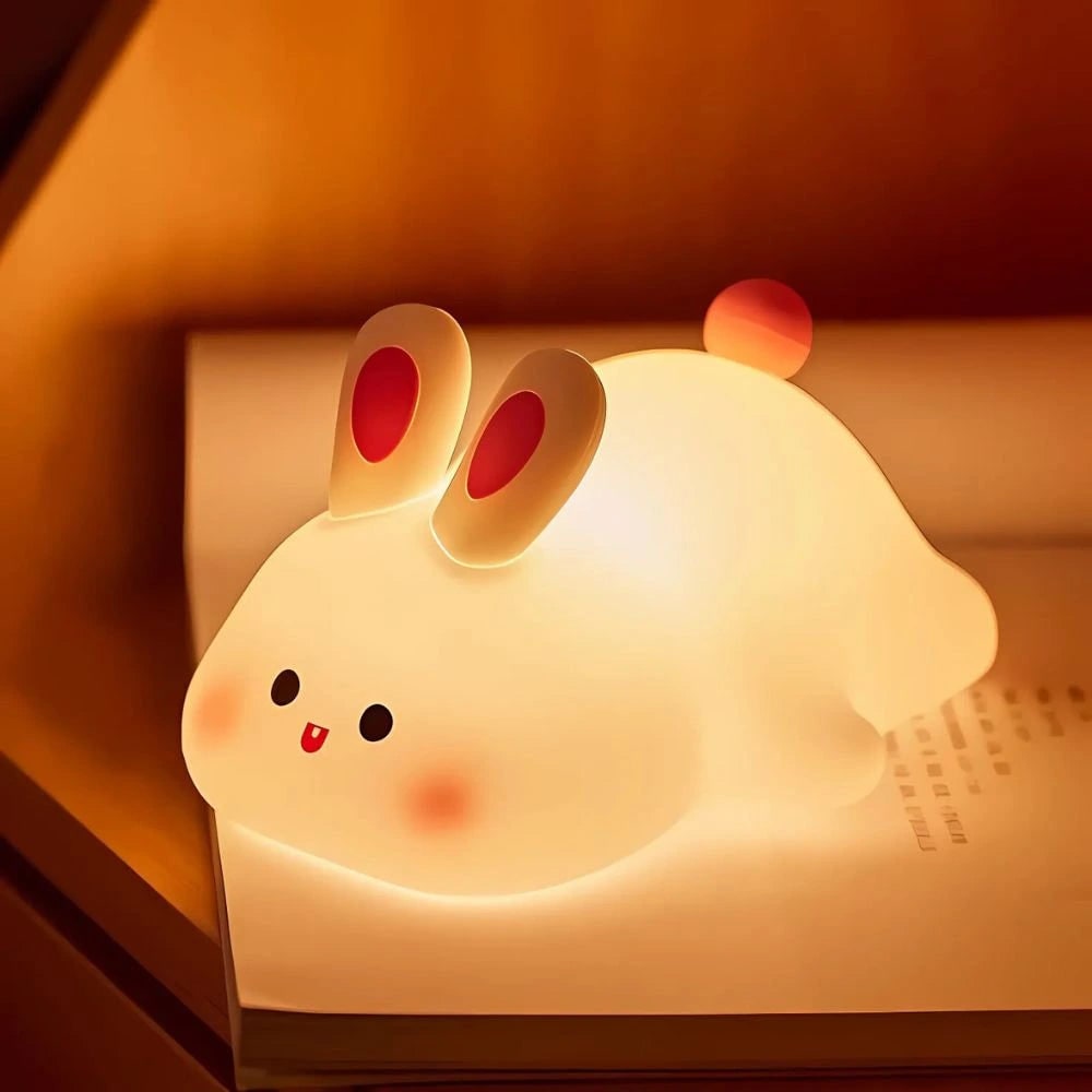Silicone Duck Night Light Portable Animal Squeezable Warm White LED Rechargeable - Image 7
