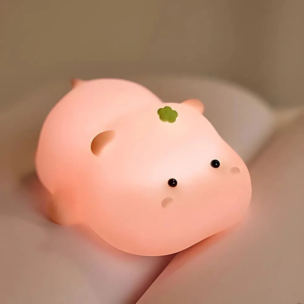 Silicone Duck Night Light Portable Animal Squeezable Warm White LED Rechargeable - Image 8