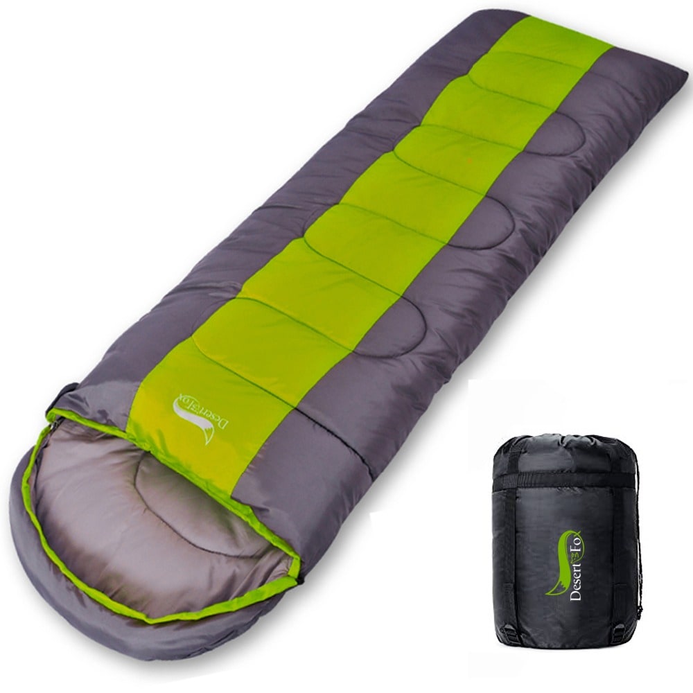 Sleeping Bag Hiking Bivvy with Drawstring Hood and Compression Sack Camping - Image 1