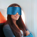 Luxury Sleep Mask for Restful Sleep- Silk – Soft Light-Blocking Eye Mask for Travel, Home and Relaxation
