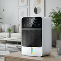 Small Dehumidifier for Bathroom Bedroom and Basement with LED Touch Panel and 1500ml Water Tank - Image 1