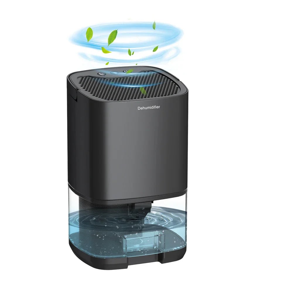 Small Dehumidifier for Bedroom and Room with 1000ml Tank Night Light and Quiet Operation - Image 2