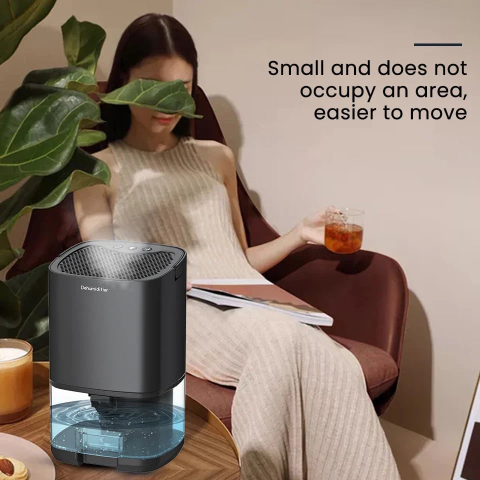Small Dehumidifier for Bedroom and Room with 1000ml Tank Night Light and Quiet Operation - Image 9