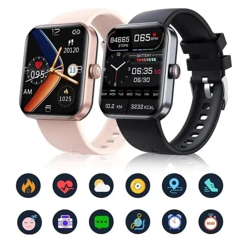 Smartwatch Step Counter Activity Tracking Fitness Tracker Heart Rate Monitor Touch Screen - Image 3
