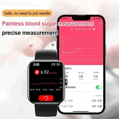 Smartwatch Step Counter Activity Tracking Fitness Tracker Heart Rate Monitor Touch Screen - Image 5