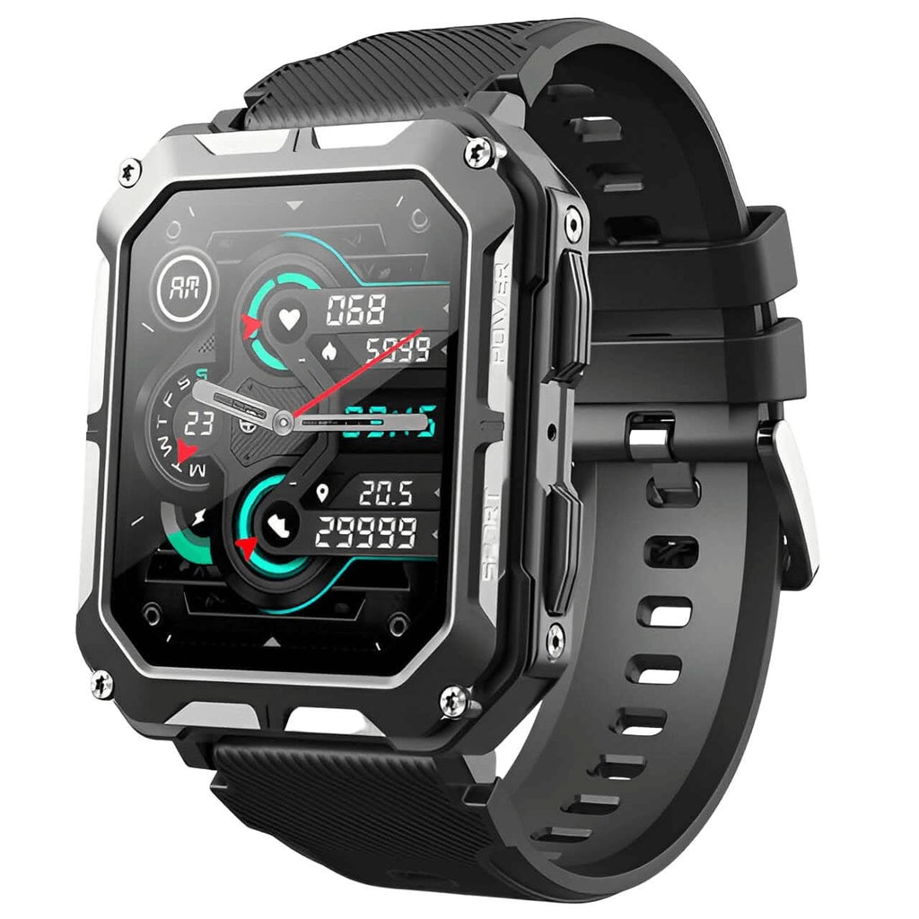 Rugged Smartwatch for Active Lifestyles – Durable Wearable Watch for Outdoor Sports, Fitness and Everyday Use