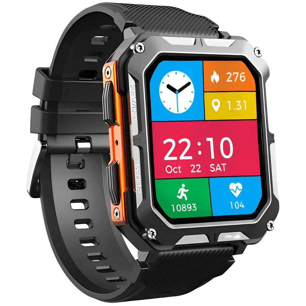 Rugged Smartwatch for Active Lifestyles – Durable Wearable Watch for Outdoor Sports, Fitness and Everyday Use