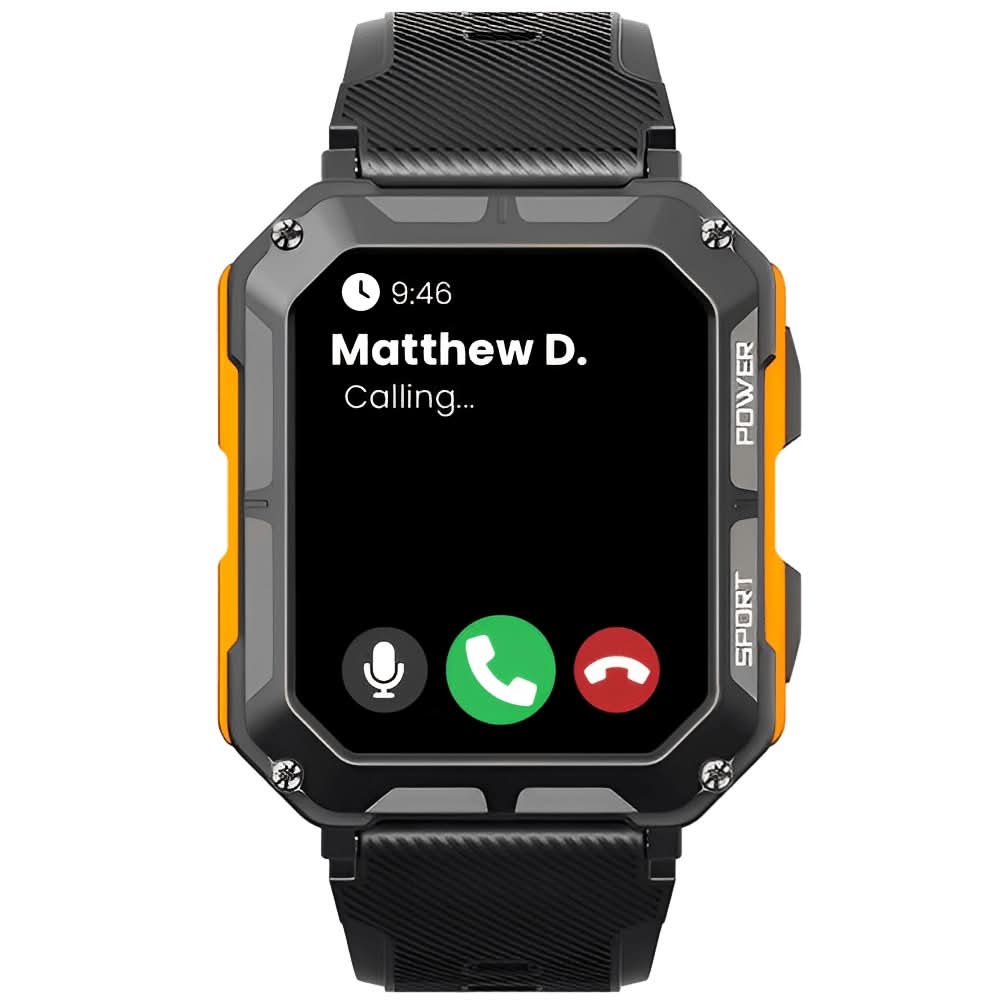 Rugged Smartwatch for Active Lifestyles – Durable Wearable Watch for Outdoor Sports, Fitness and Everyday Use