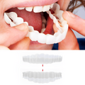 Snap on Veneers Temporary Smile Cosmetic Dental Flexible Removable Upper Lower - Image 1