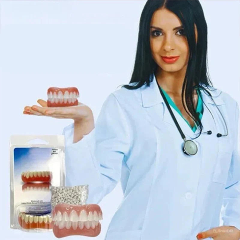 Snap on Veneers with Moldable Thermal Beads and Cosmetic False Teeth Kit - Image 8