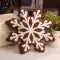 Snowflake Throw Pillow with Plush Sherpa Fabric and Tufted Pattern for Winter Decor - Image 13