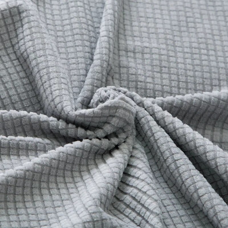 Sofa Cover Fitted Slipcovers with Elastic Stretchable Waffle Knit and Machine Washable Protection - Image 14