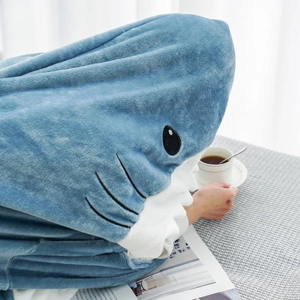 Ultra-Soft Shark Onesie for Kids and Adults – Cozy All-in-One Costume for Lounging, Sleepwear and Fun Outfits