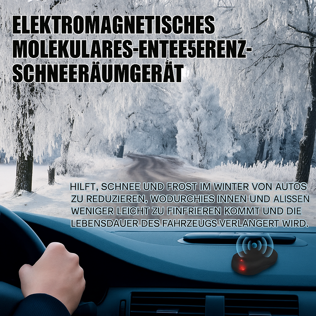 Solar Car Deicer Window Powered Ice Remover Electromagnetic Dashboard Mount Portable - Image 3