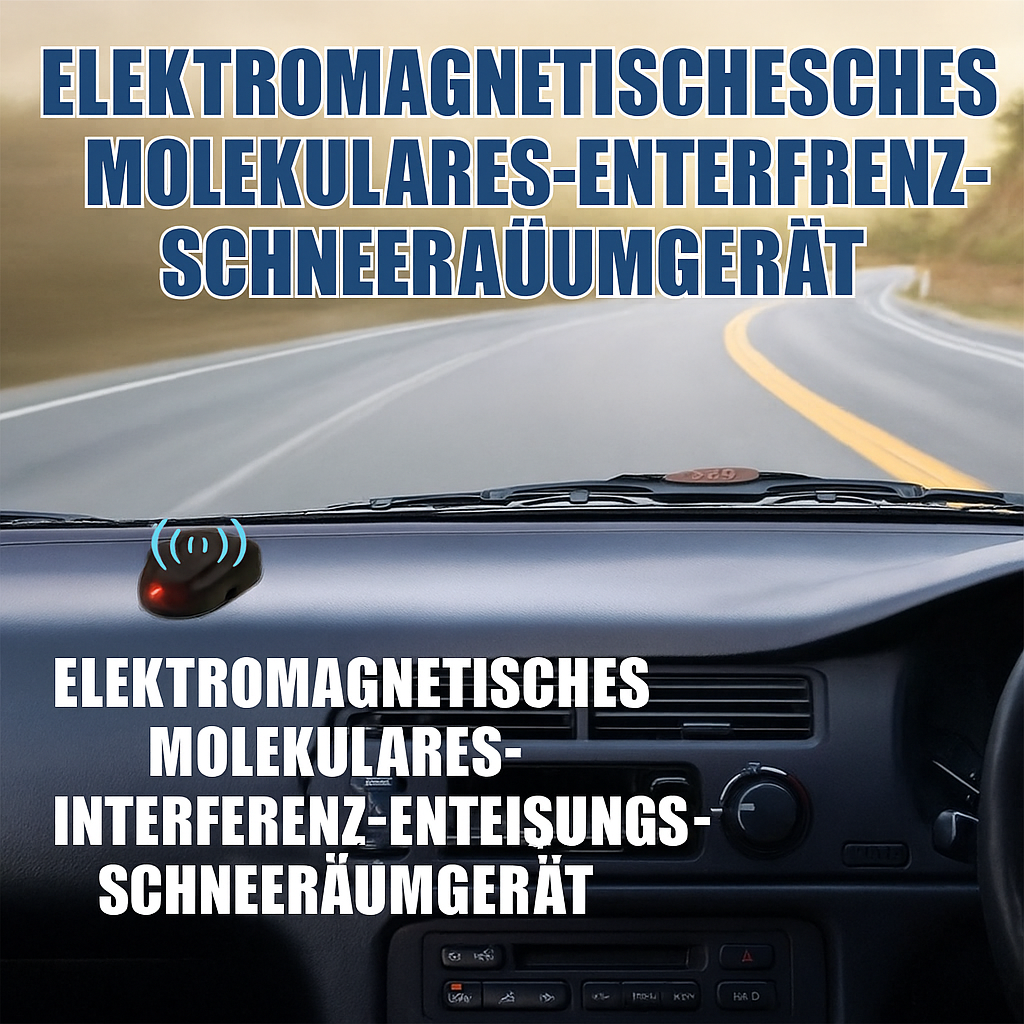 Solar Car Deicer Window Powered Ice Remover Electromagnetic Dashboard Mount Portable - Image 5