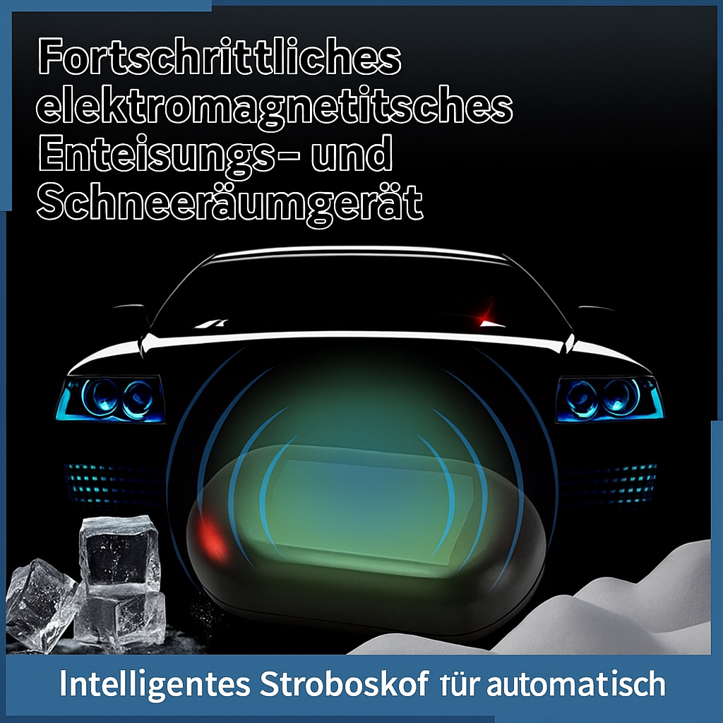 Solar Car Deicer Window Powered Ice Remover Electromagnetic Dashboard Mount Portable - Image 8